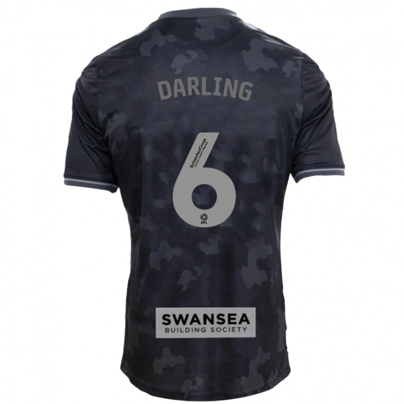 Danxen Dames Harry Darling #6 Zwart Uitshirt Uittenue 2024/25 T-Shirt