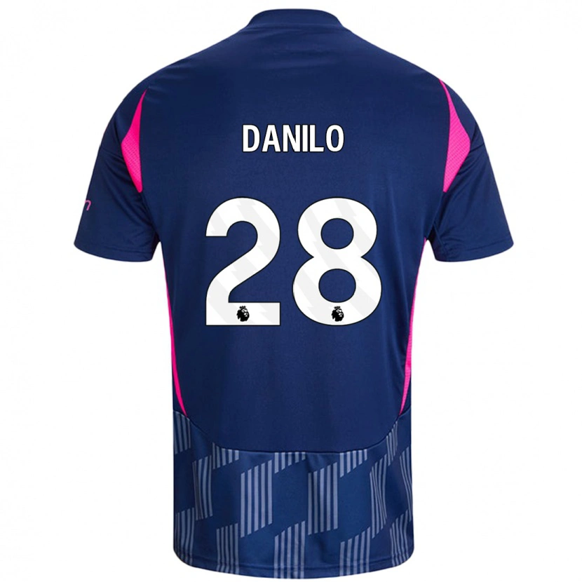 Danxen Dames Danilo #28 Koningsblauw Roze Uitshirt Uittenue 2024/25 T-Shirt