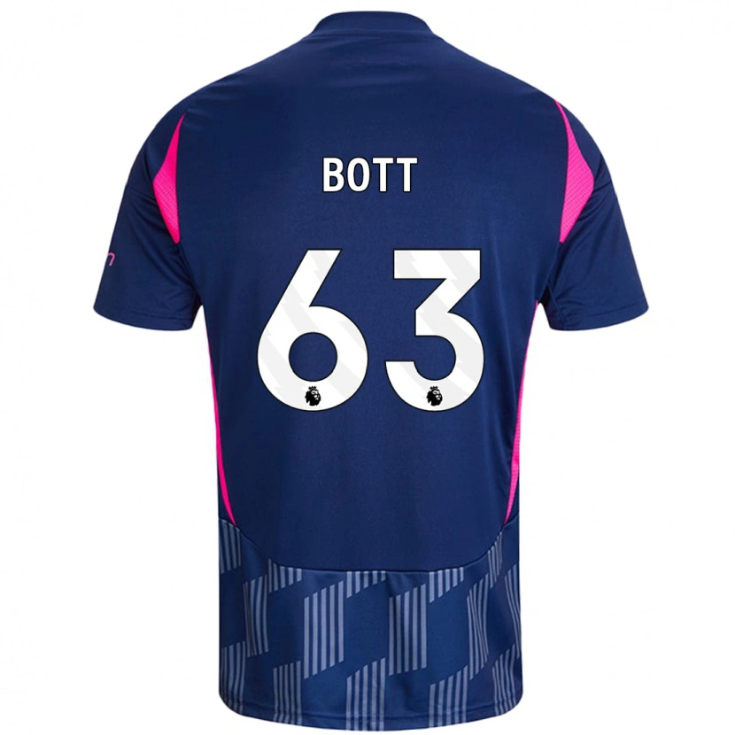 Danxen Dames Aaron Bott #63 Koningsblauw Roze Uitshirt Uittenue 2024/25 T-Shirt