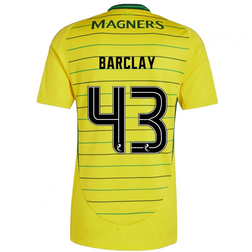 Danxen Dames Lucy Barclay #43 Geel Uitshirt Uittenue 2024/25 T-Shirt