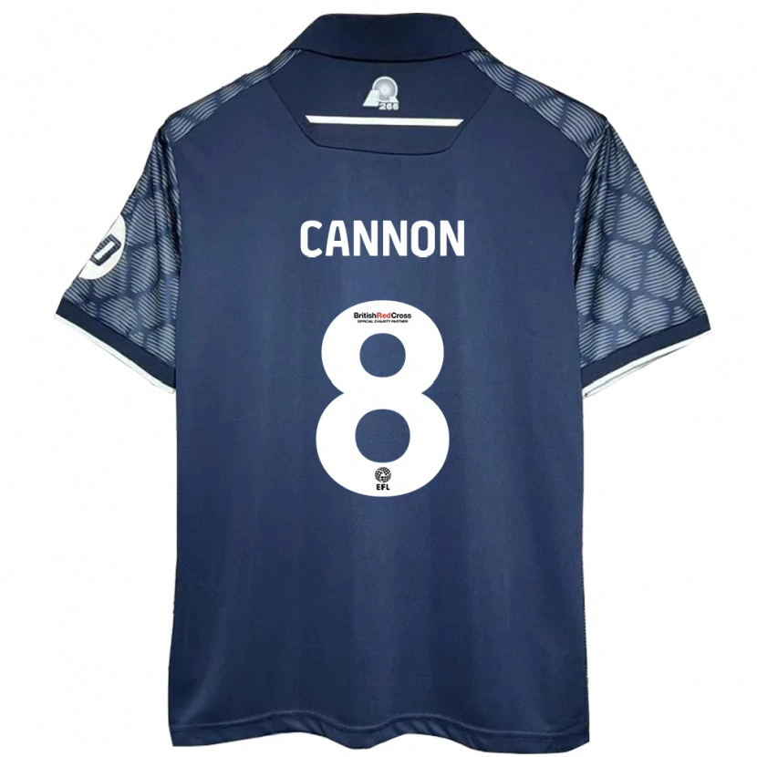 Danxen Dames Andy Cannon #8 Zwart Uitshirt Uittenue 2024/25 T-Shirt