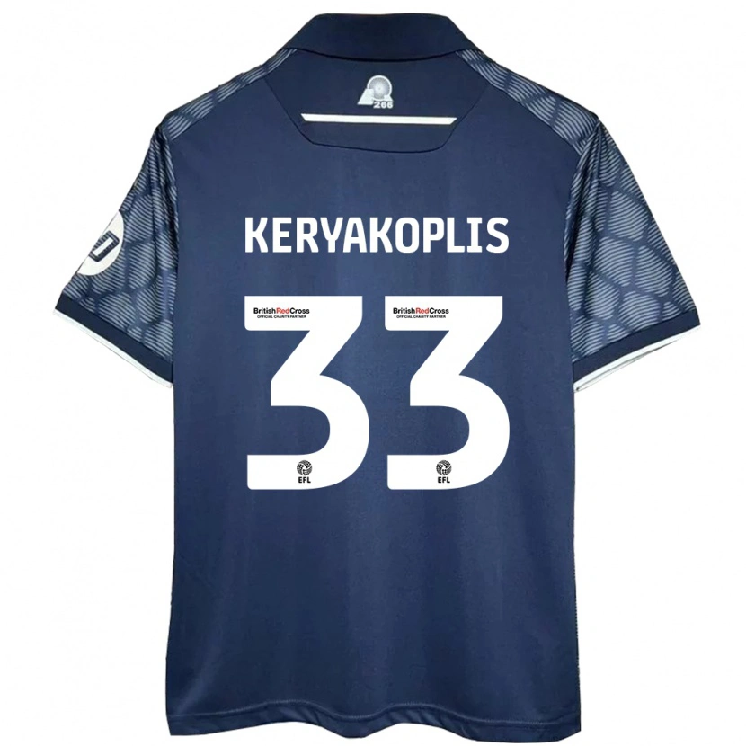 Danxen Dames Hannah Keryakoplis #33 Zwart Uitshirt Uittenue 2024/25 T-Shirt