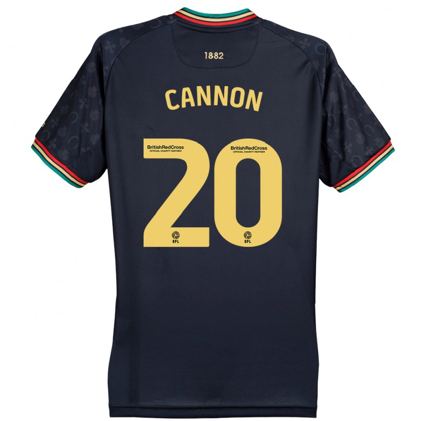 Danxen Dames Reggie Cannon #20 Donker Marineblauw Uitshirt Uittenue 2024/25 T-Shirt