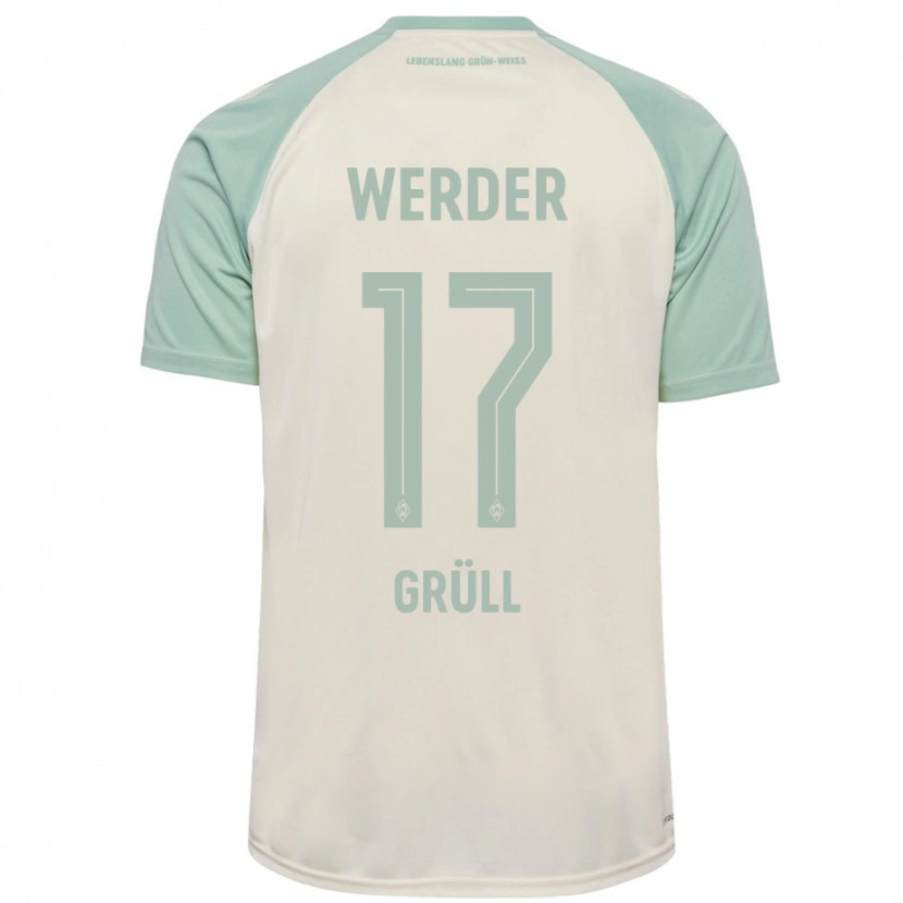 Danxen Dames Marco Grüll #17 Off-White Lichtgroen Uitshirt Uittenue 2024/25 T-Shirt