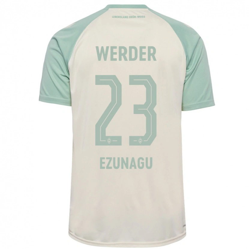 Danxen Dames Ike Ezunagu #23 Off-White Lichtgroen Uitshirt Uittenue 2024/25 T-Shirt