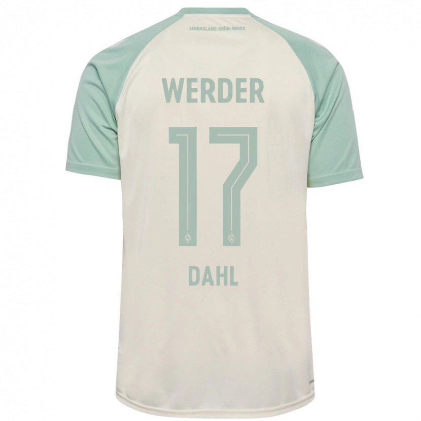 Danxen Dames Amira Dahl #17 Off-White Lichtgroen Uitshirt Uittenue 2024/25 T-Shirt