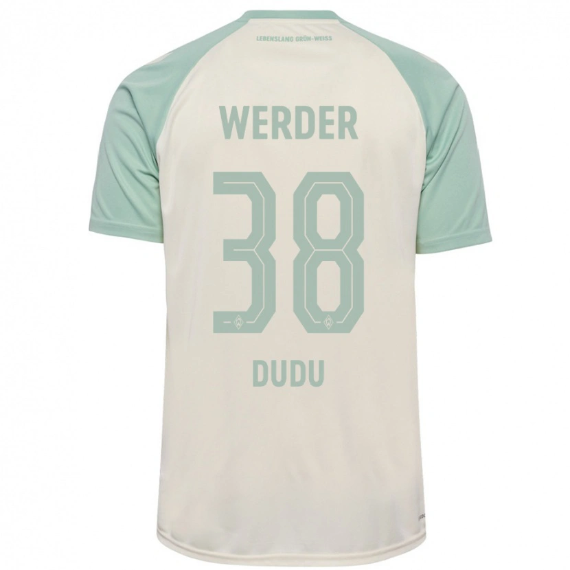 Danxen Dames Dudu #38 Off-White Lichtgroen Uitshirt Uittenue 2024/25 T-Shirt