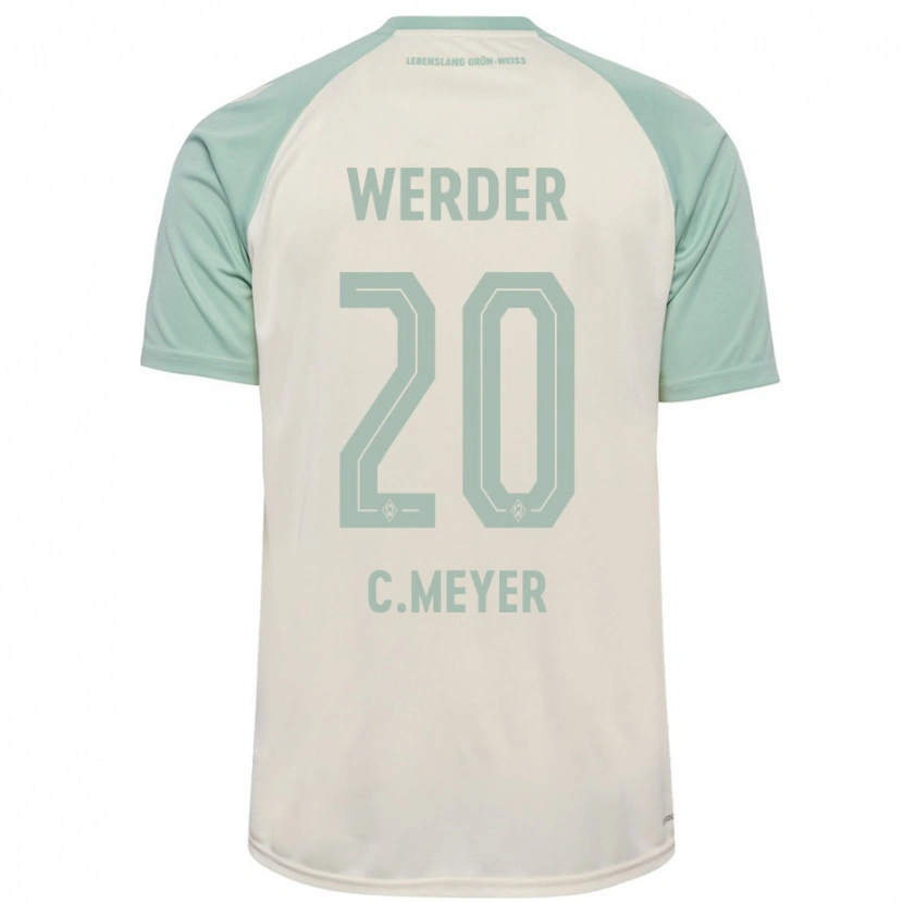 Danxen Dames Christin Meyer #20 Off-White Lichtgroen Uitshirt Uittenue 2024/25 T-Shirt