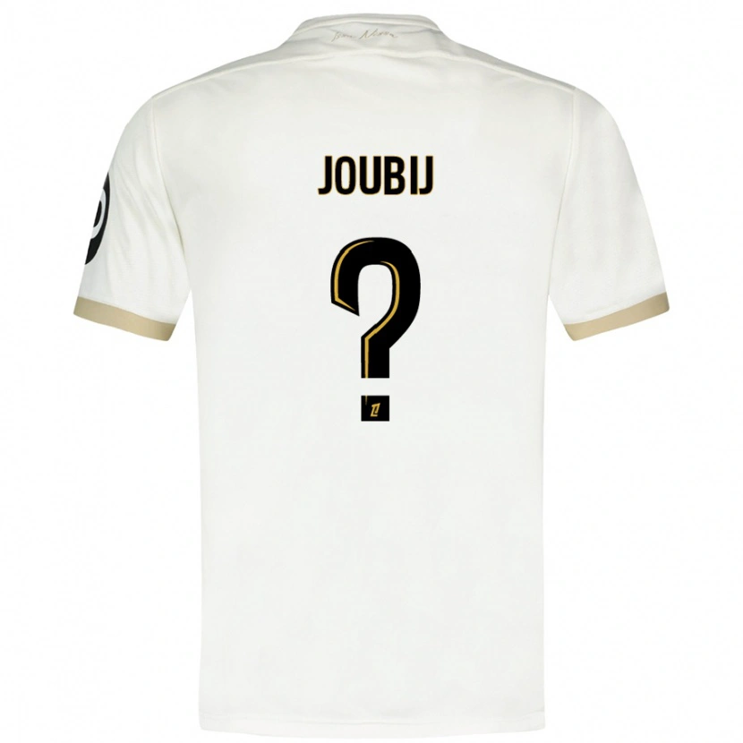 Danxen Dames Neil Joubij #0 Wit Goud Uitshirt Uittenue 2024/25 T-Shirt