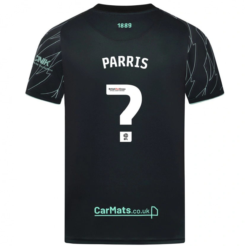 Danxen Dames Mekhi Haughton-Parris #0 Zwart Groen Uitshirt Uittenue 2024/25 T-Shirt