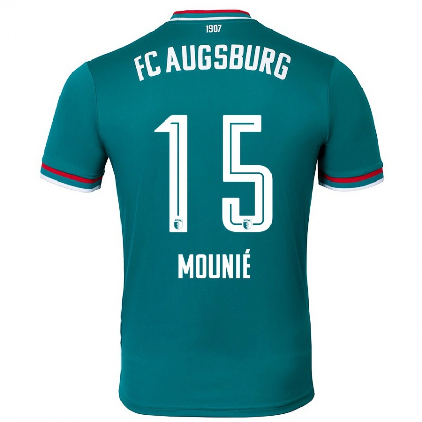 Danxen Dames Steve Mounié #15 Donkergroen Uitshirt Uittenue 2024/25 T-Shirt