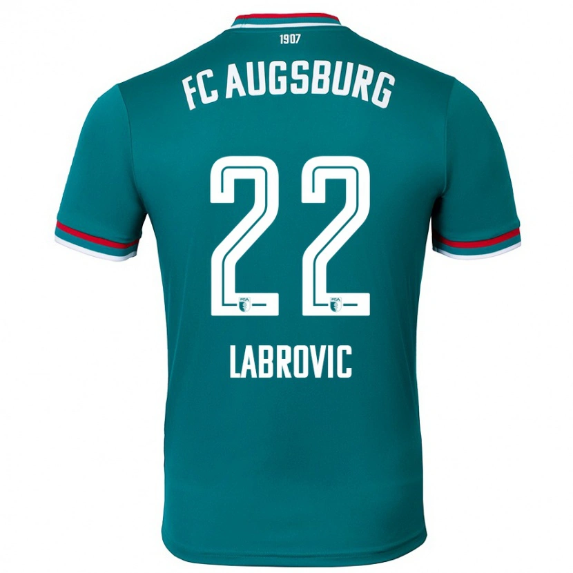 Danxen Dames Nediljko Labrovic #22 Donkergroen Uitshirt Uittenue 2024/25 T-Shirt