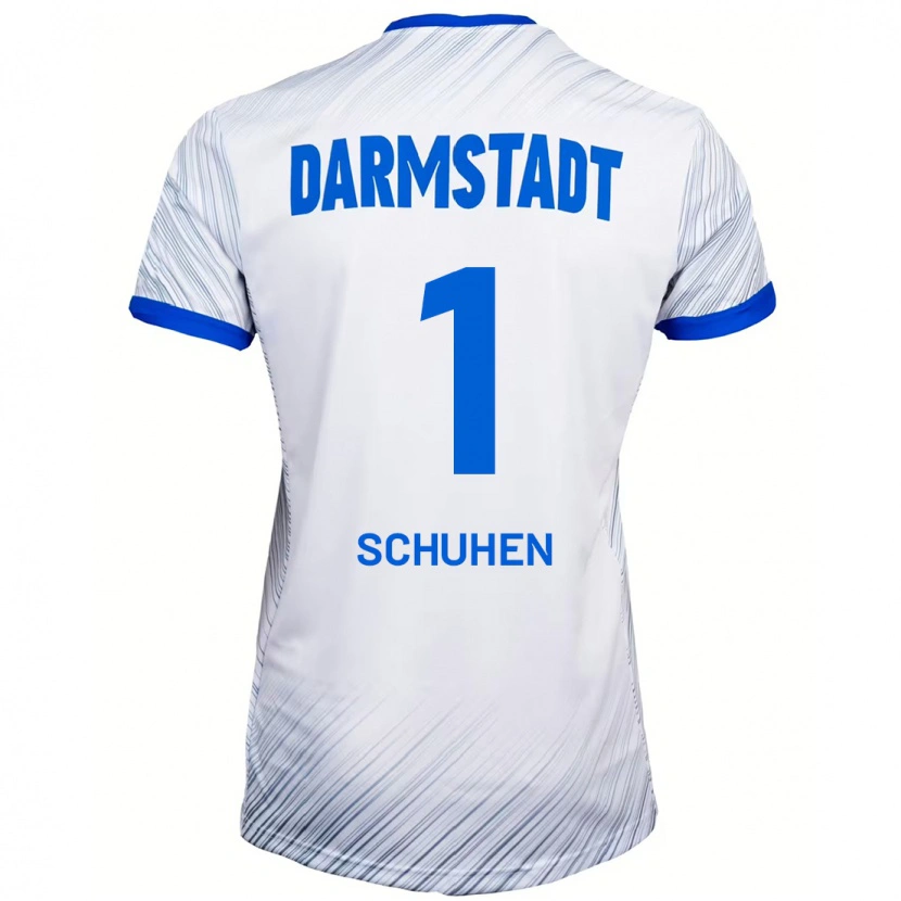 Danxen Dames Marcel Schuhen #1 Wit Blauw Uitshirt Uittenue 2024/25 T-Shirt