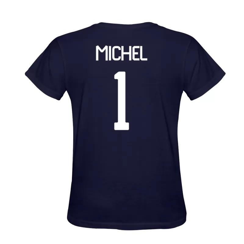 Heren Mathieu Michel #1 Donkerblauw Uitshirt T-shirt Ontwerp