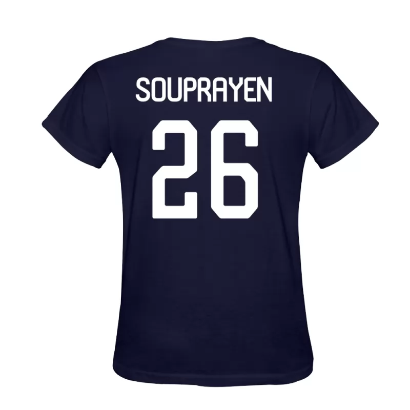 Heren Samuel Souprayen #26 Donkerblauw Uitshirt T-shirt Ontwerp