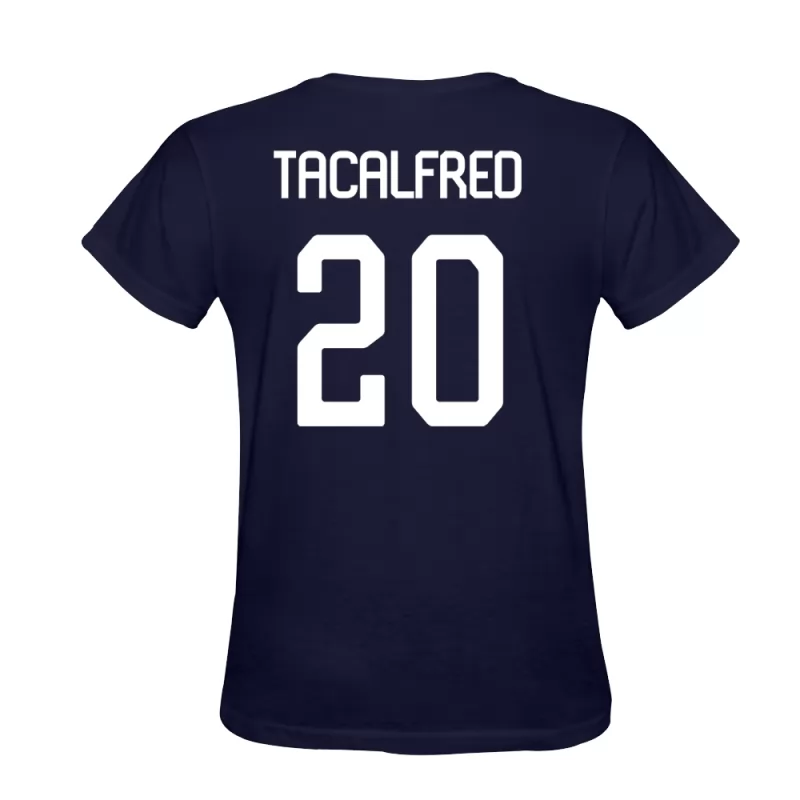 Heren Mickael Tacalfred #20 Donkerblauw Uitshirt T-shirt Ontwerp