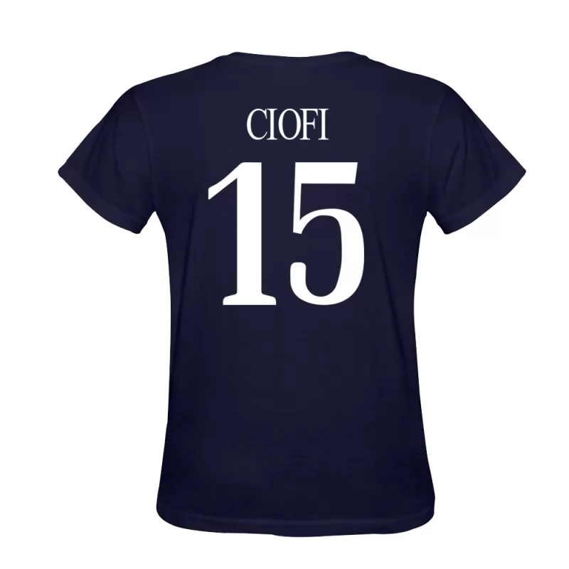 Heren Andrea Ciofi #15 Donkerblauw Uitshirt T-shirt Ontwerp