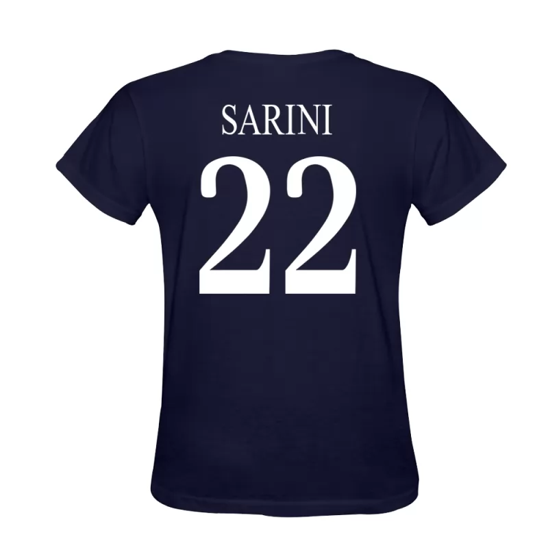 Heren Lorenzo Sarini #22 Donkerblauw Uitshirt T-shirt Ontwerp