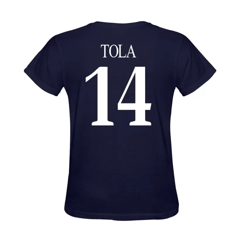 Heren Brenton Tola #14 Donkerblauw Uitshirt T-shirt Ontwerp