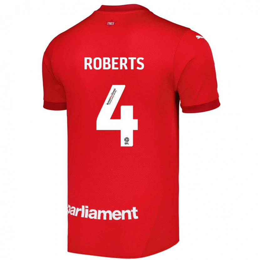 Danxen Kinderen Marc Roberts #4 Rood Thuisshirt Thuistenue 2024/25 T-Shirt