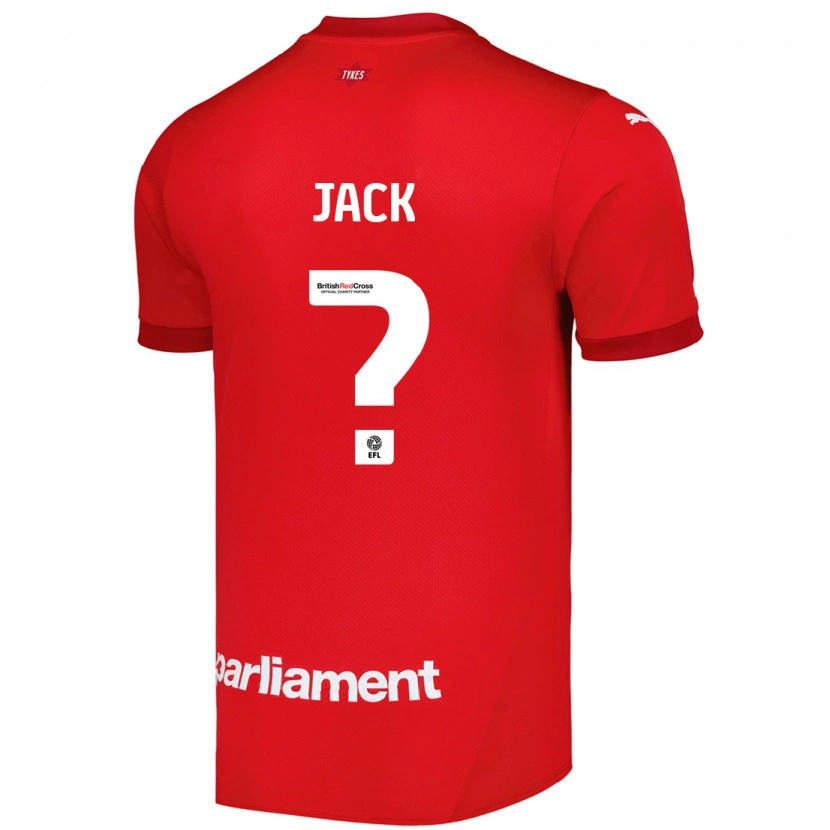 Danxen Kinderen Jack Woodcock #0 Rood Thuisshirt Thuistenue 2024/25 T-Shirt