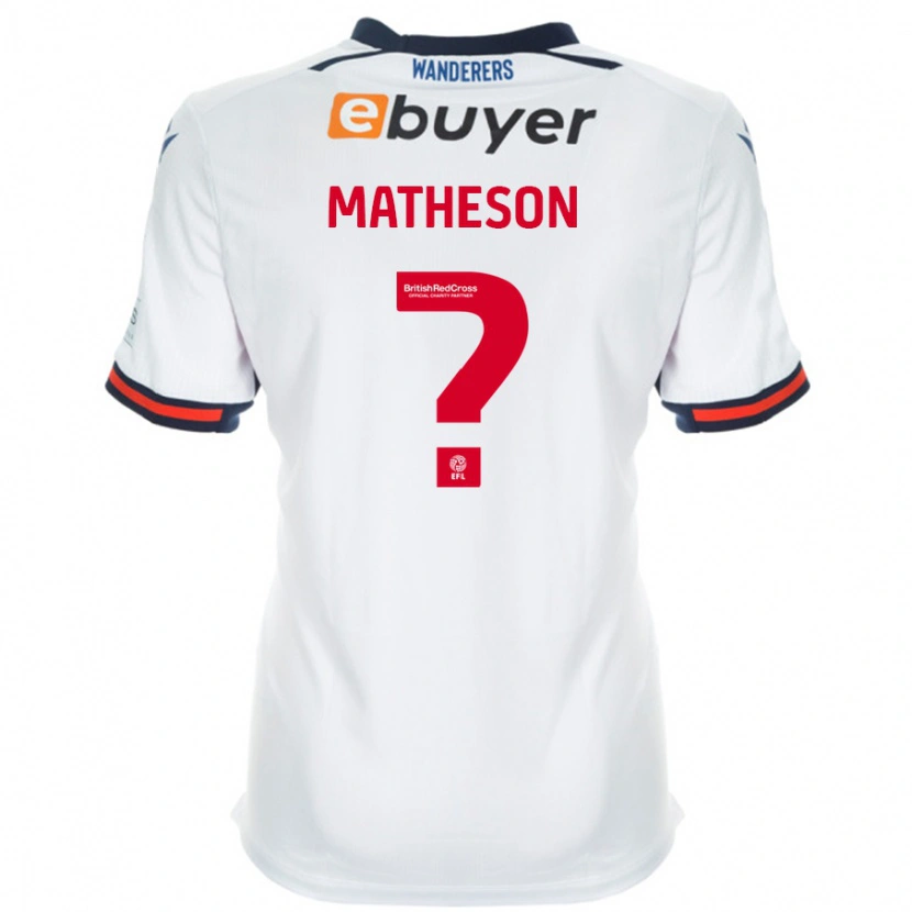 Danxen Kinderen Luke Matheson #0 Wit Thuisshirt Thuistenue 2024/25 T-Shirt