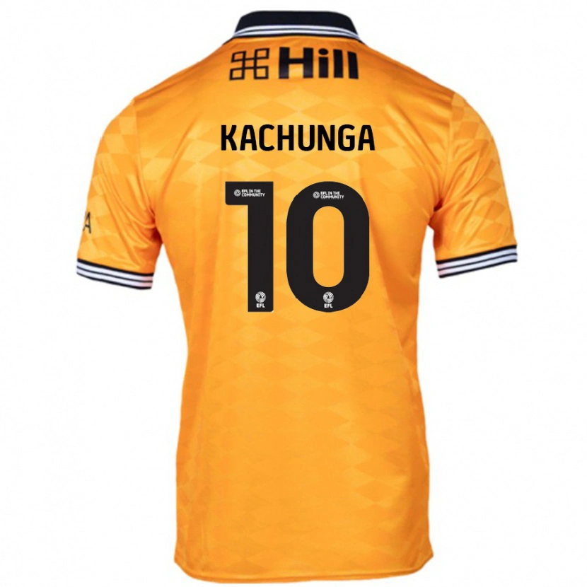 Danxen Kinderen Elias Kachunga #10 Oranje Thuisshirt Thuistenue 2024/25 T-Shirt