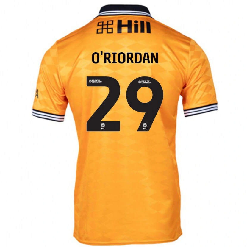 Danxen Kinderen Connor O'riordan #29 Oranje Thuisshirt Thuistenue 2024/25 T-Shirt