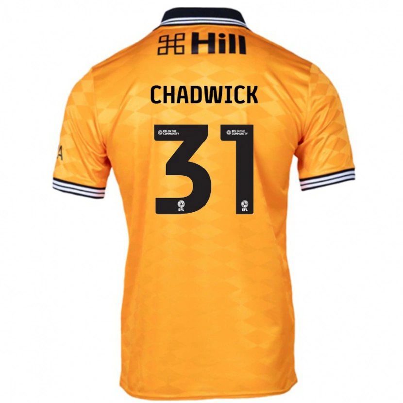 Danxen Kinderen Louis Chadwick #31 Oranje Thuisshirt Thuistenue 2024/25 T-Shirt