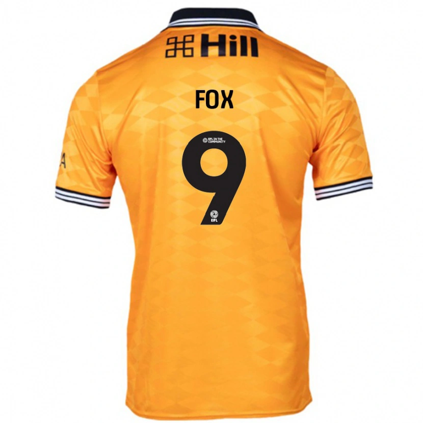 Danxen Kinderen Ruth Fox #9 Oranje Thuisshirt Thuistenue 2024/25 T-Shirt