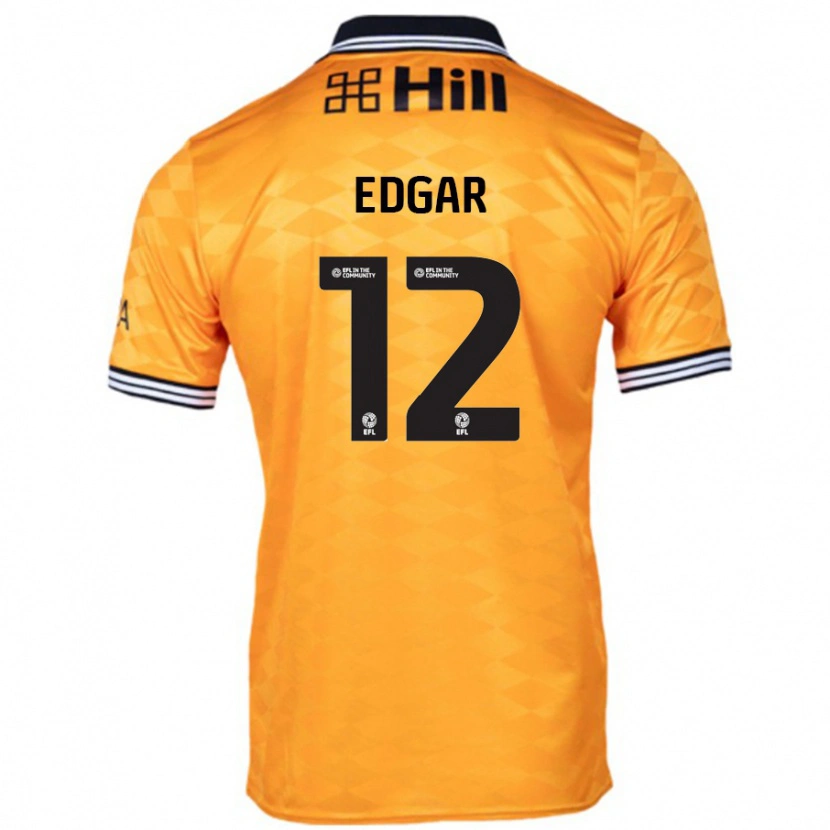 Danxen Kinderen Sammy Edgar #12 Oranje Thuisshirt Thuistenue 2024/25 T-Shirt