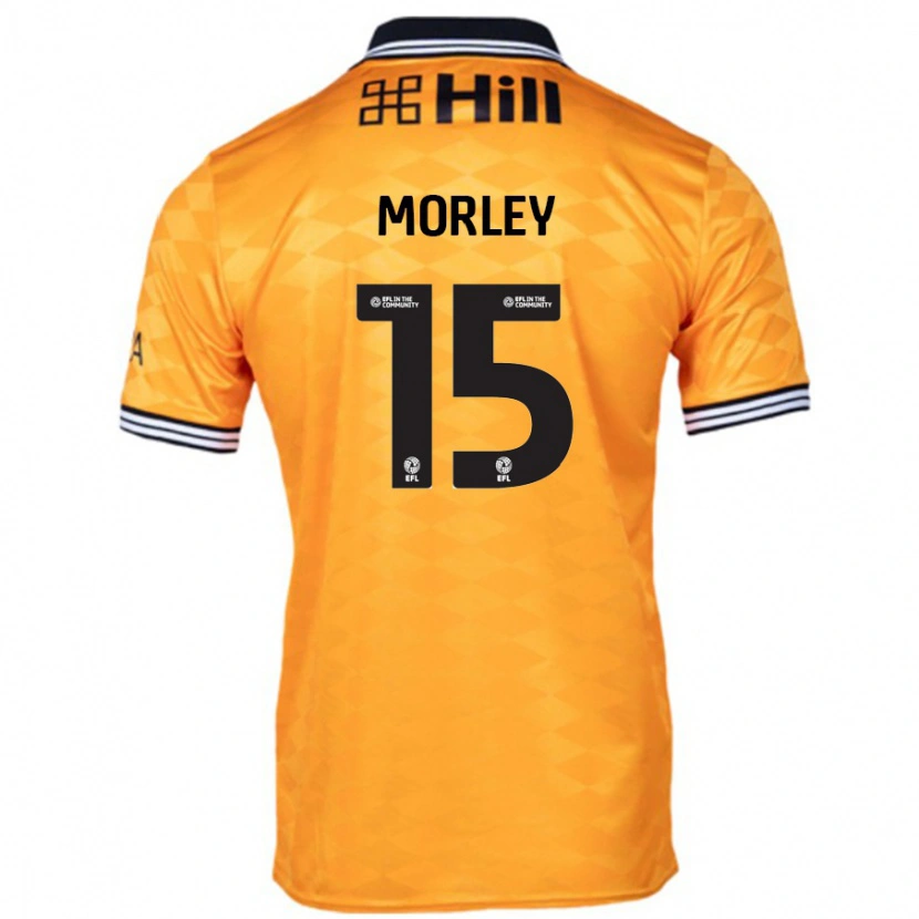 Danxen Kinderen Jess Morley #15 Oranje Thuisshirt Thuistenue 2024/25 T-Shirt