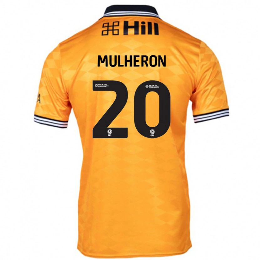 Danxen Kinderen Bronwyn Mulheron #20 Oranje Thuisshirt Thuistenue 2024/25 T-Shirt