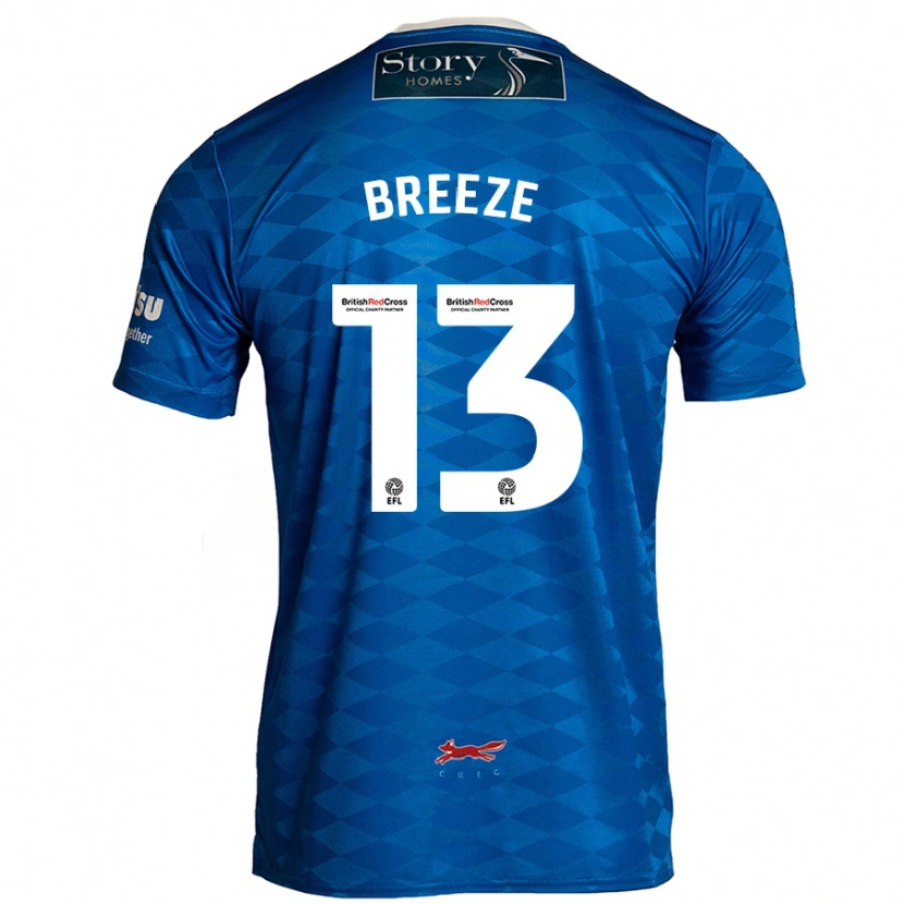 Danxen Kinderen Gabriel Breeze #13 Blauw Thuisshirt Thuistenue 2024/25 T-Shirt