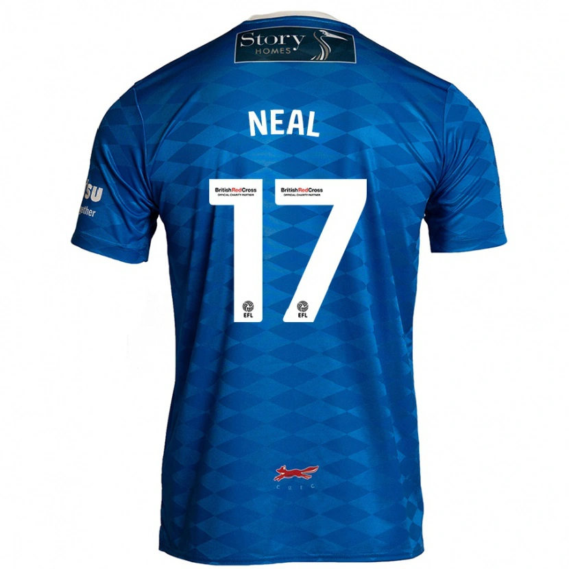 Danxen Kinderen Harrison Neal #17 Blauw Thuisshirt Thuistenue 2024/25 T-Shirt