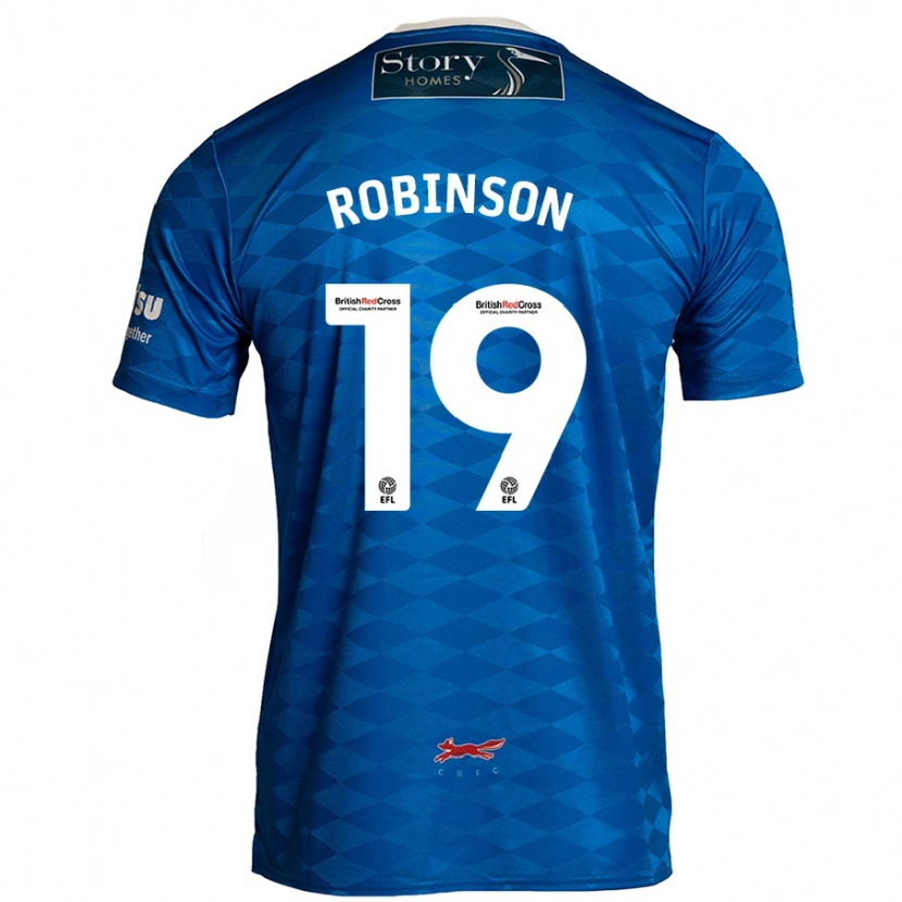 Danxen Kinderen Jack Robinson #19 Blauw Thuisshirt Thuistenue 2024/25 T-Shirt