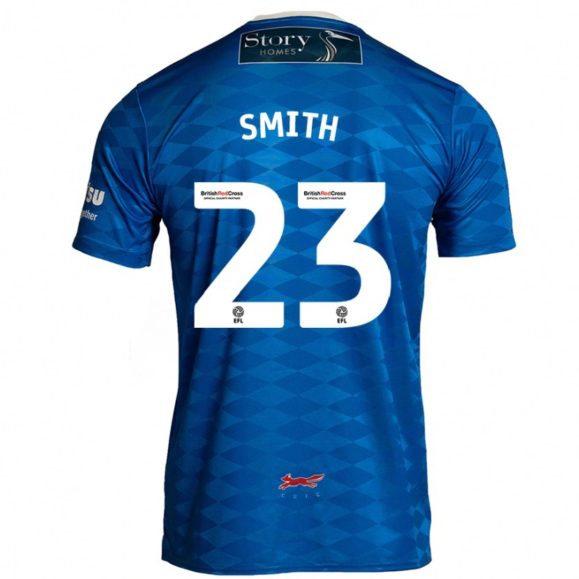 Danxen Kinderen Jude Smith #23 Blauw Thuisshirt Thuistenue 2024/25 T-Shirt