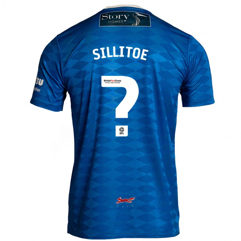 Danxen Kinderen Casey Sillitoe #0 Blauw Thuisshirt Thuistenue 2024/25 T-Shirt