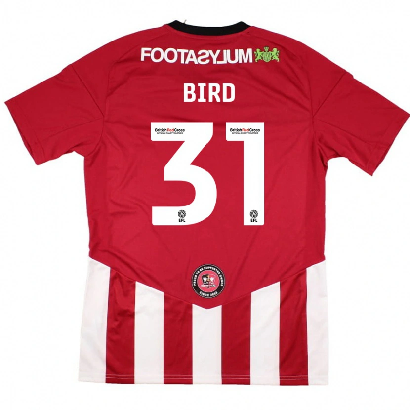 Danxen Kinderen Jay Bird #31 Rood Wit Thuisshirt Thuistenue 2024/25 T-Shirt