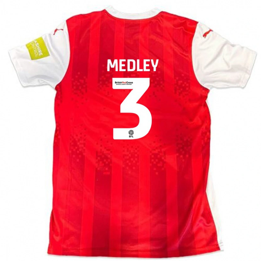 Danxen Kinderen Zech Medley #3 Rood Wit Thuisshirt Thuistenue 2024/25 T-Shirt