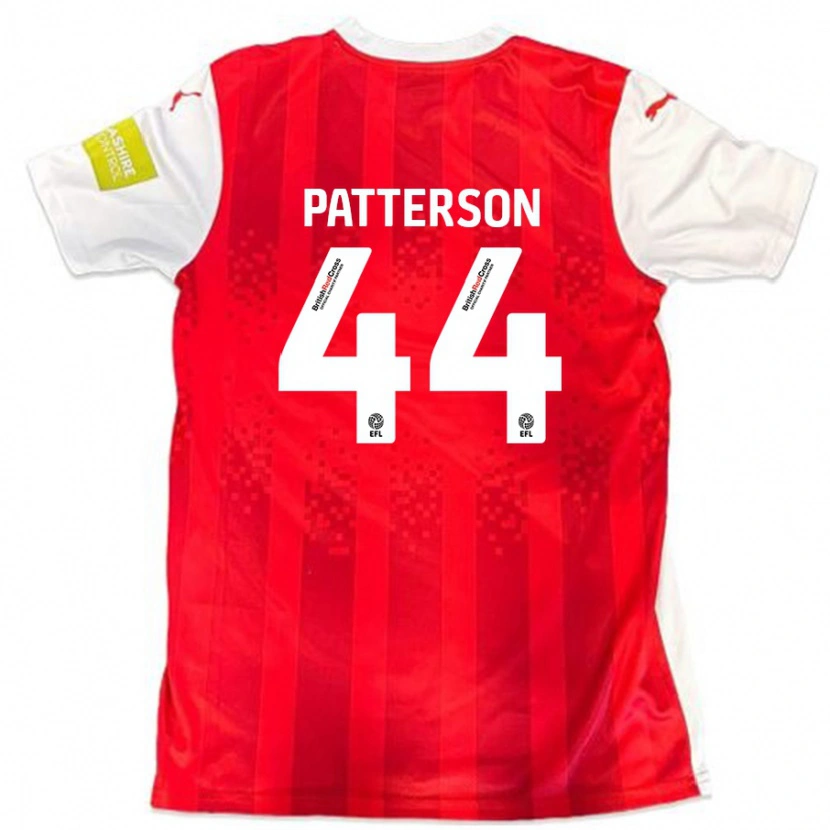 Danxen Kinderen Phoenix Patterson #44 Rood Wit Thuisshirt Thuistenue 2024/25 T-Shirt