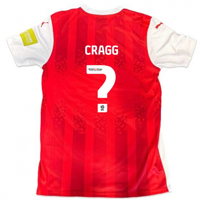 Danxen Kinderen Rio Cragg #0 Rood Wit Thuisshirt Thuistenue 2024/25 T-Shirt