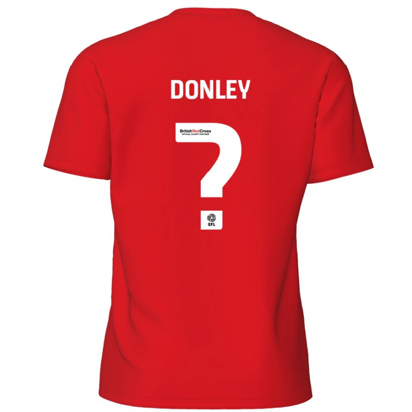 Danxen Kinderen Jamie Donley #0 Rood Thuisshirt Thuistenue 2024/25 T-Shirt