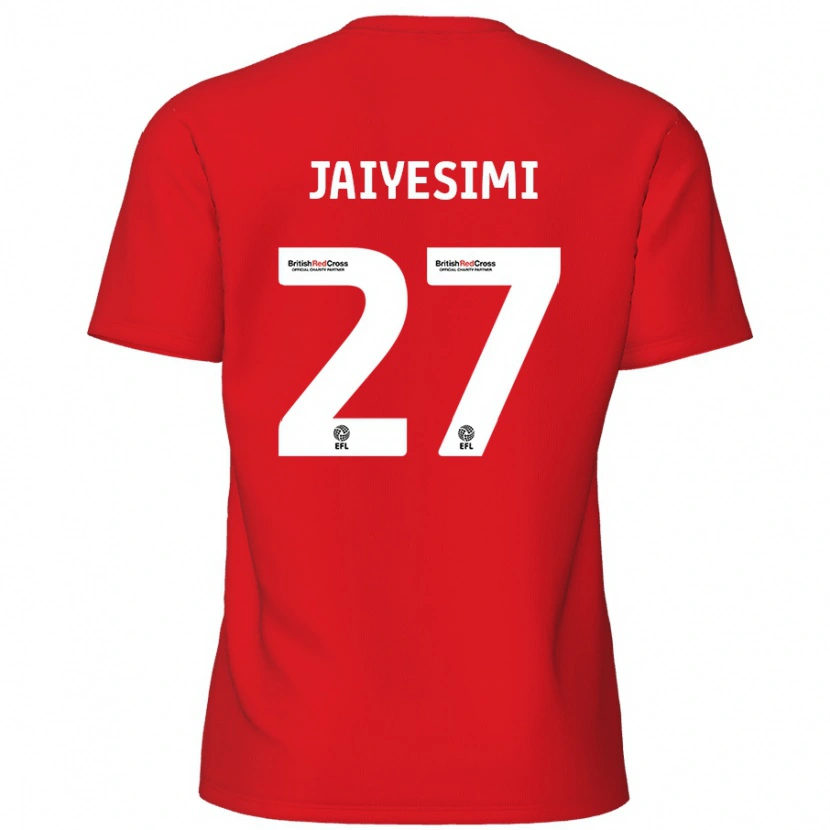 Danxen Kinderen Diallang Jaiyesimi #27 Rood Thuisshirt Thuistenue 2024/25 T-Shirt