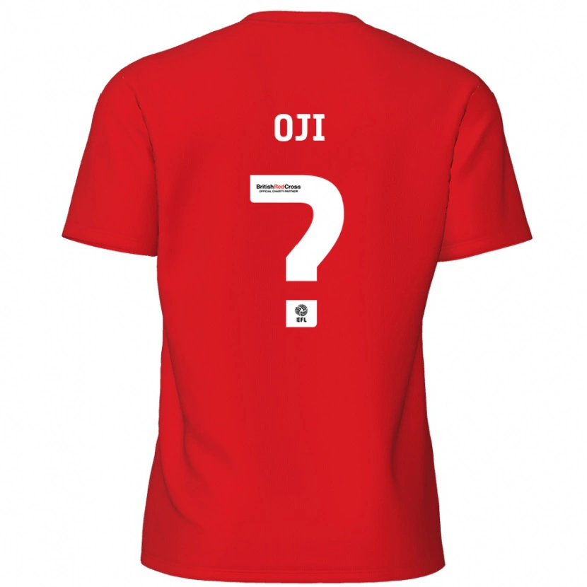 Danxen Kinderen Uko Oji #0 Rood Thuisshirt Thuistenue 2024/25 T-Shirt