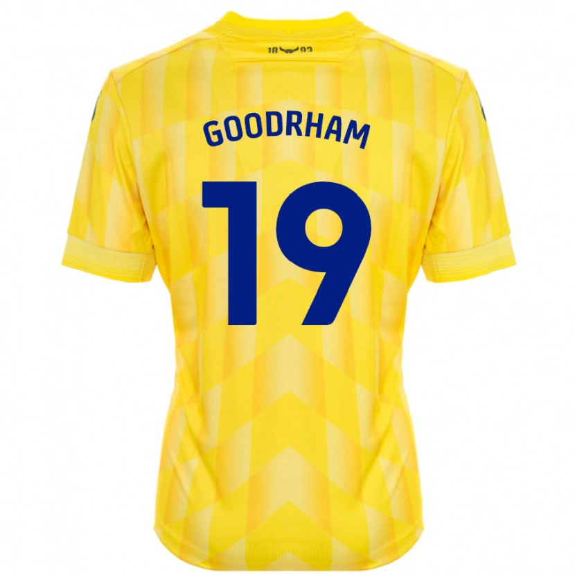 Danxen Kinderen Tyler Goodrham #19 Geel Thuisshirt Thuistenue 2024/25 T-Shirt