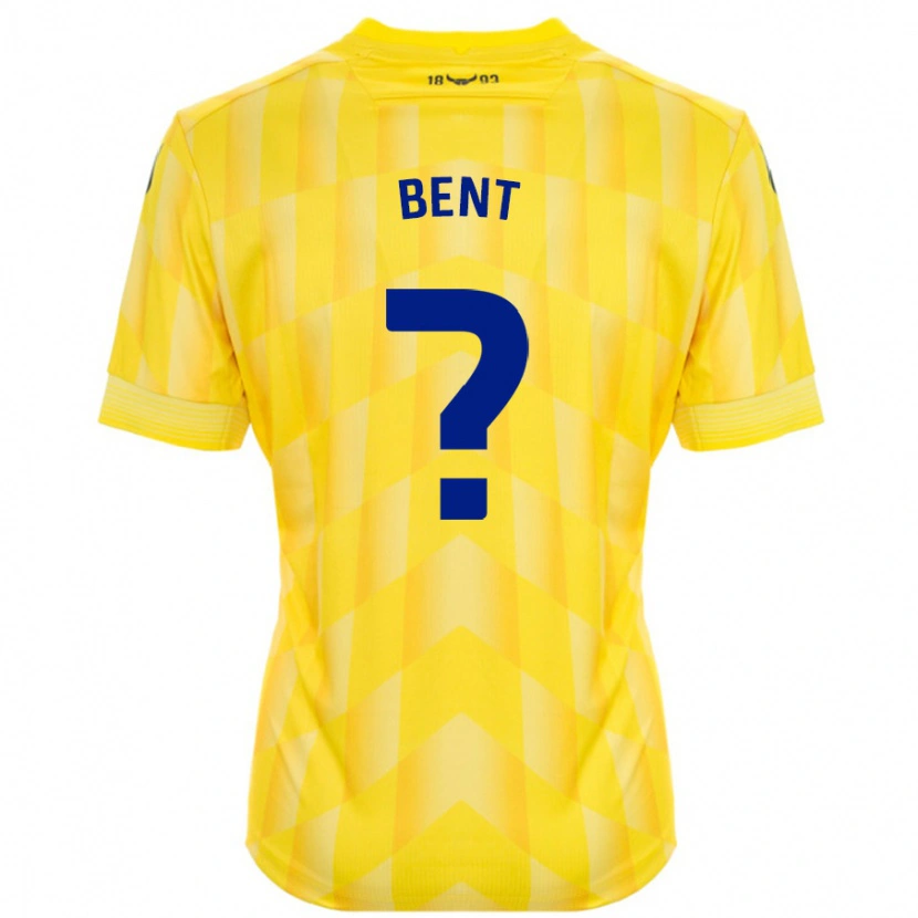 Danxen Kinderen Stephaney Bent #0 Geel Thuisshirt Thuistenue 2024/25 T-Shirt