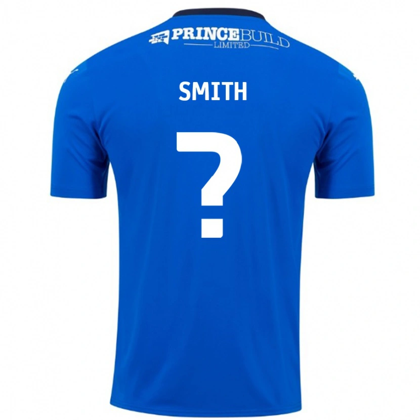 Danxen Kinderen Bastian Smith #0 Blauw Wit Thuisshirt Thuistenue 2024/25 T-Shirt