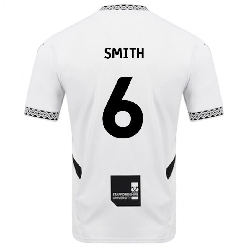 Danxen Kinderen Nathan Smith #6 Wit Thuisshirt Thuistenue 2024/25 T-Shirt