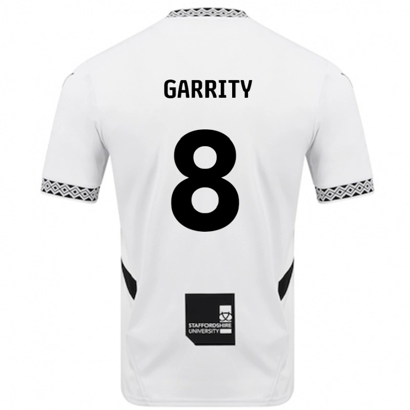 Danxen Kinderen Ben Garrity #8 Wit Thuisshirt Thuistenue 2024/25 T-Shirt